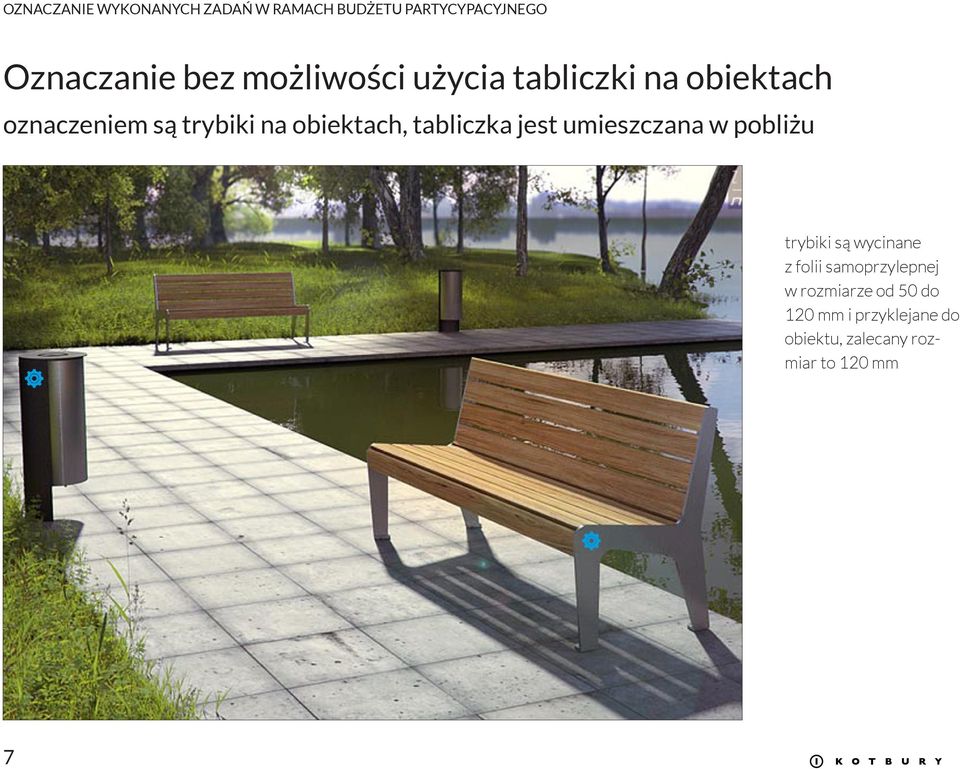 w pobliżu trybiki są wycinane z folii samoprzylepnej w
