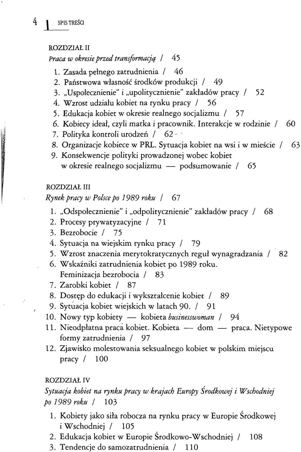 Polityka kontroli urodzeń / 62-8. Organizacje kobiece w PRL. Sytuacja kobiet na wsi i w mieście / 63 9.