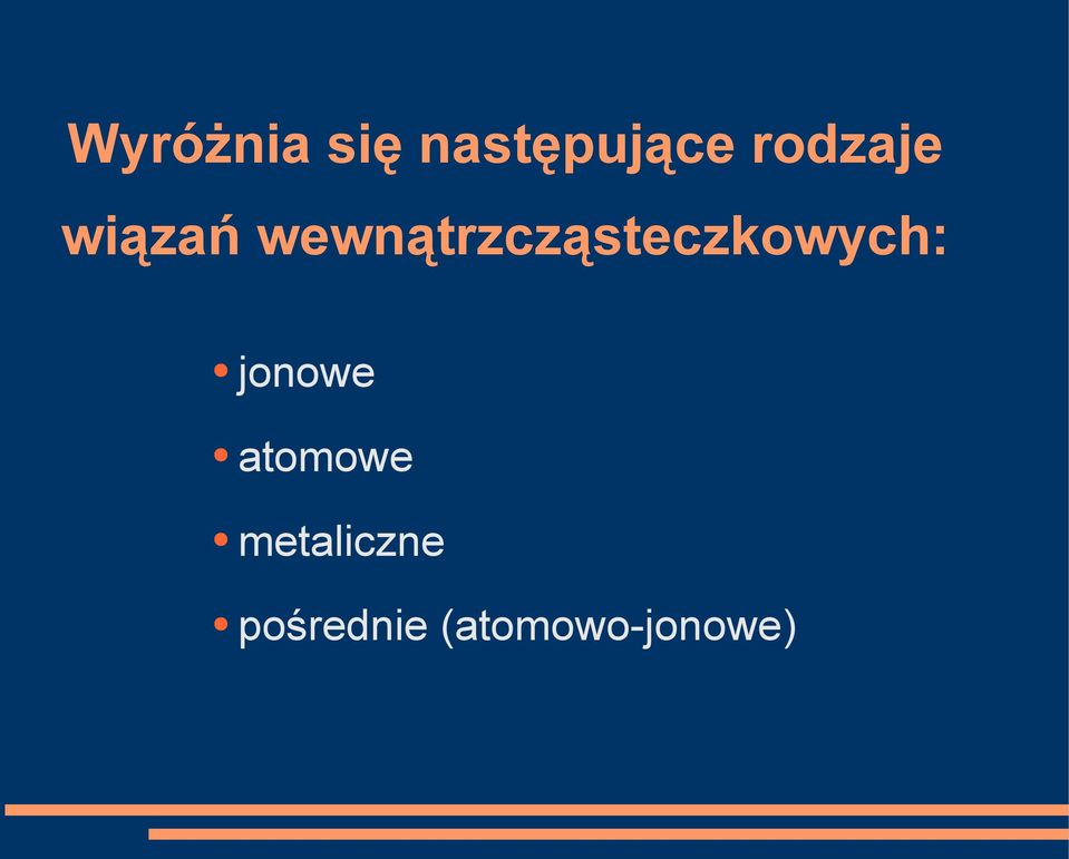 wewnątrzcząsteczkowych: