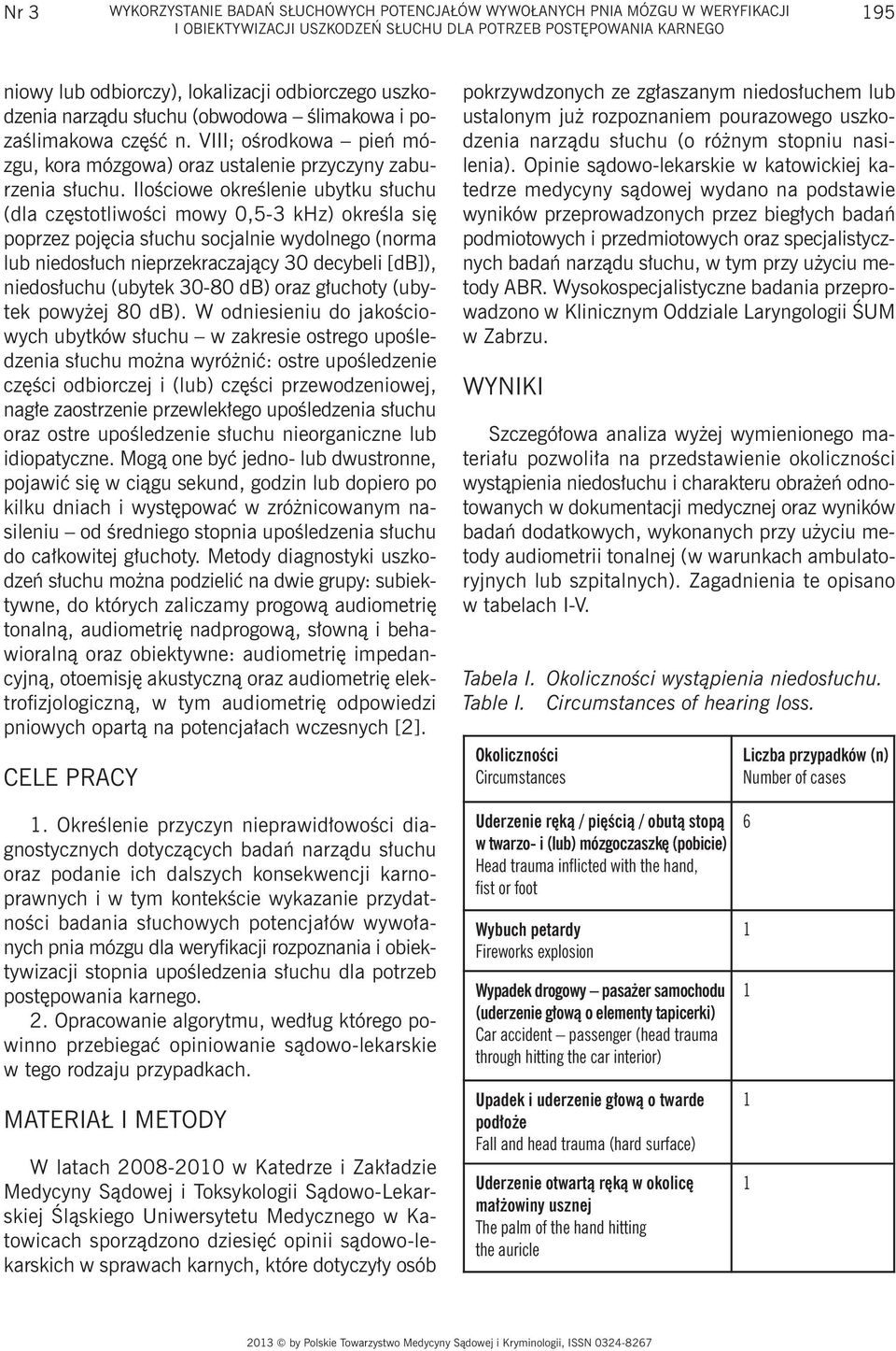 Ilościowe określenie ubytku słuchu (dla częstotliwości mowy 0,5- khz) określa się poprzez pojęcia słuchu socjalnie wydolnego (norma lub niedosłuch nieprzekraczający 0 decybeli [db]), niedosłuchu