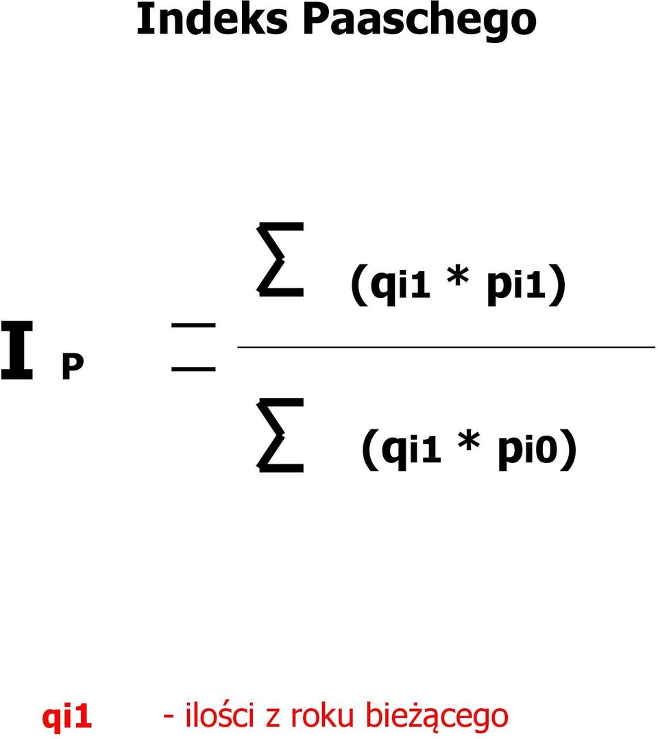 (qi1 * pi0) qi1 -