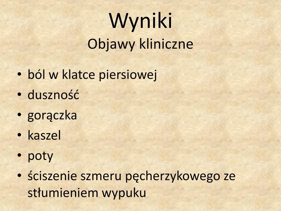 gorączka kaszel poty ściszenie