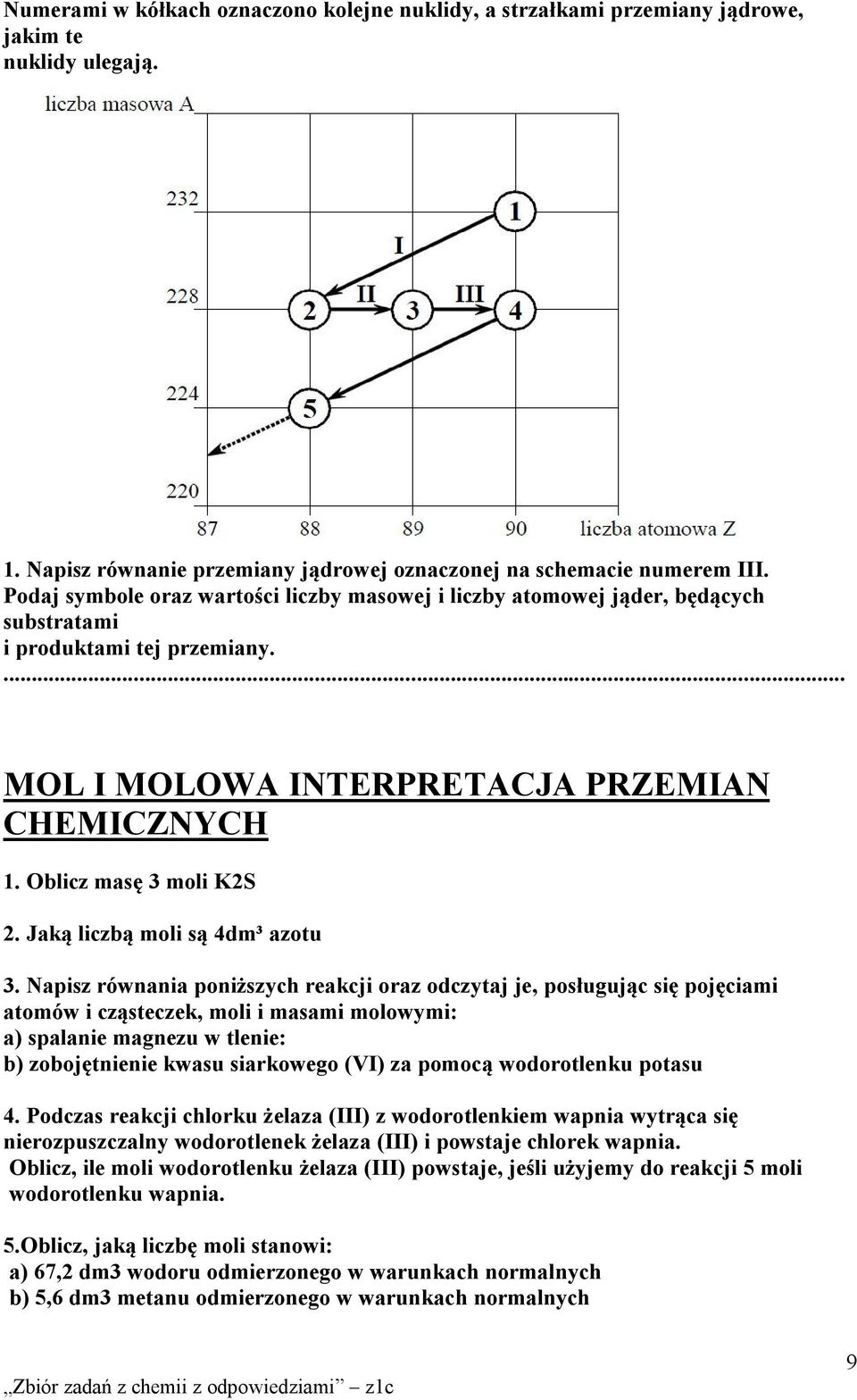 Jaką liczbą moli są 4dm³ azotu 3.