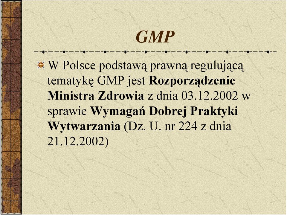Zdrowia z dnia 03.12.