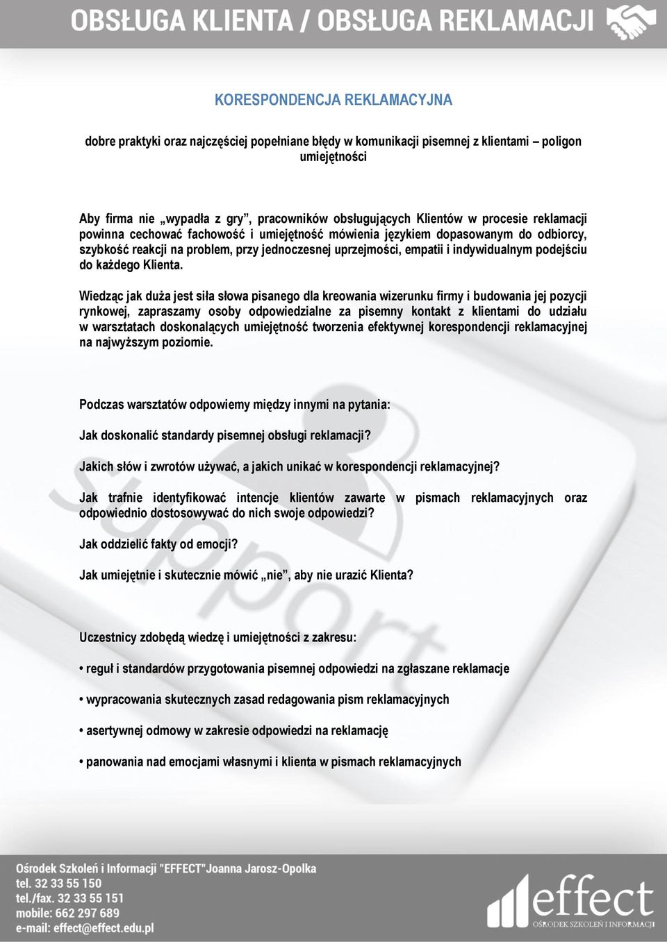 do każdego Klienta.