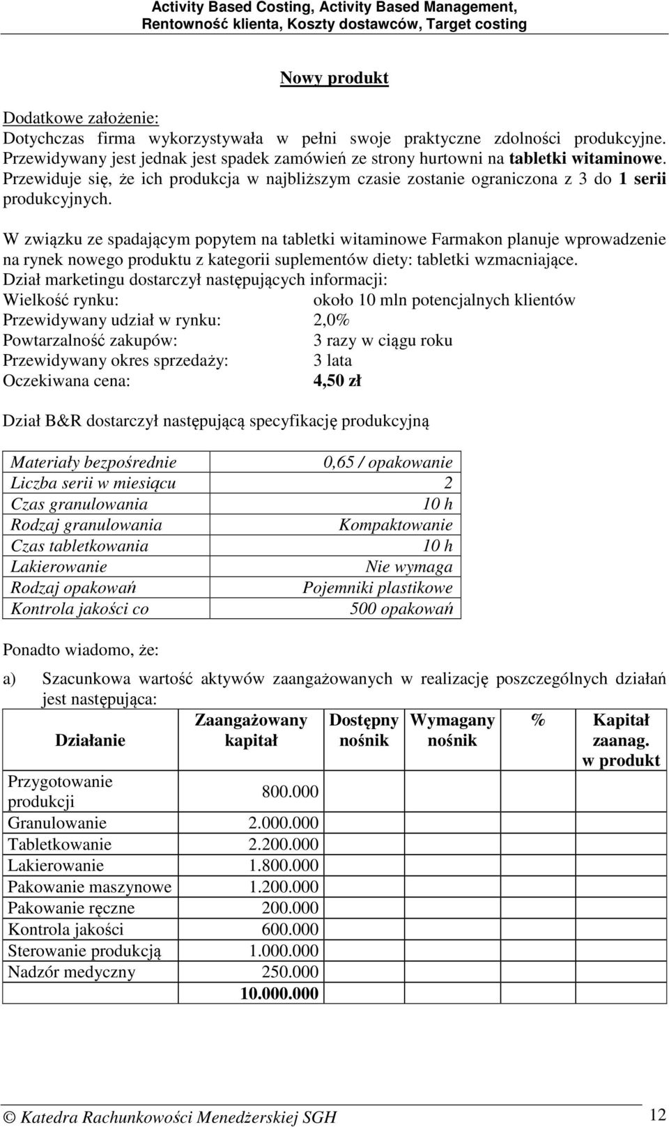 W związku ze spadającym popytem na tabletki witaminowe Farmakon planuje wprowadzenie na rynek nowego produktu z kategorii suplementów diety: tabletki wzmacniające.