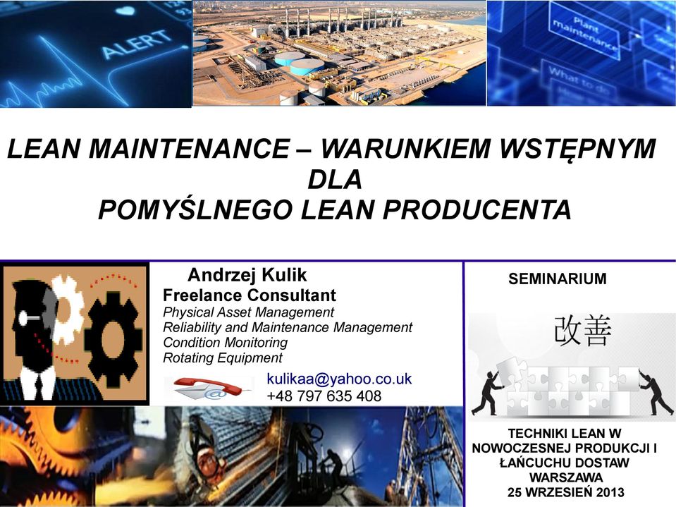 Condition Monitoring Rotating Equipment kulikaa@yahoo.co.