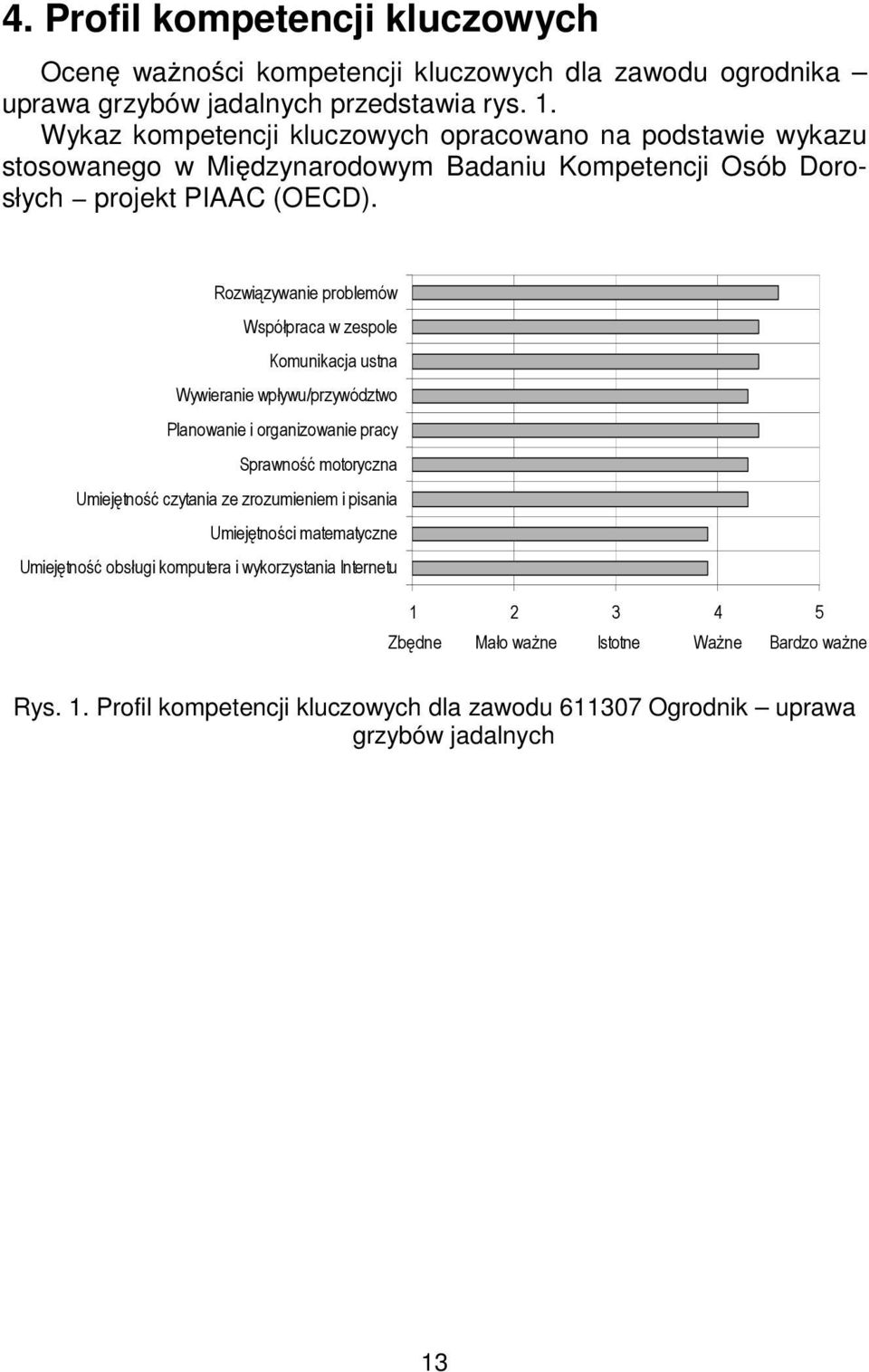 Rozwiązywanie problemów Współpraca w zespole Komunikacja ustna Wywieranie wpływu/przywództwo Planowanie i organizowanie pracy Sprawność motoryczna Umiejętność czytania ze