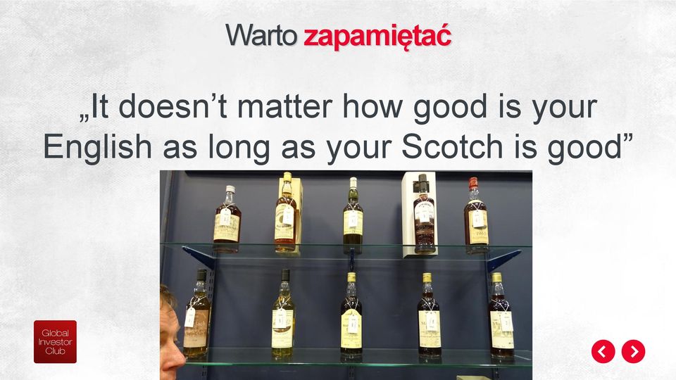 good is your English