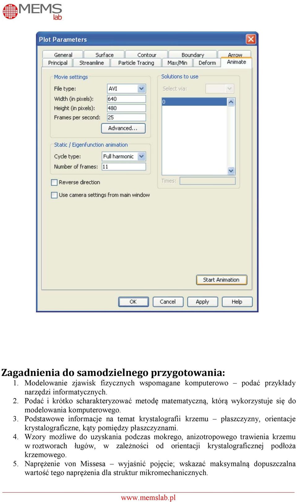 Podstawowe informacje na temat krystalografii krzemu płaszczyzny, orientacje krystalograficzne, kąty pomiędzy płaszczyznami. 4.