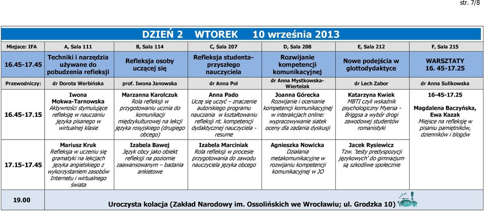 wykorzystaniem zasobów Internetu i wirtualnego świata Marzanna Karolczuk Rola refleksji w przygotowaniu ucznia do komunikacji międzykulturowej na lekcji języka rosyjskiego (drugiego obcego) Izabela