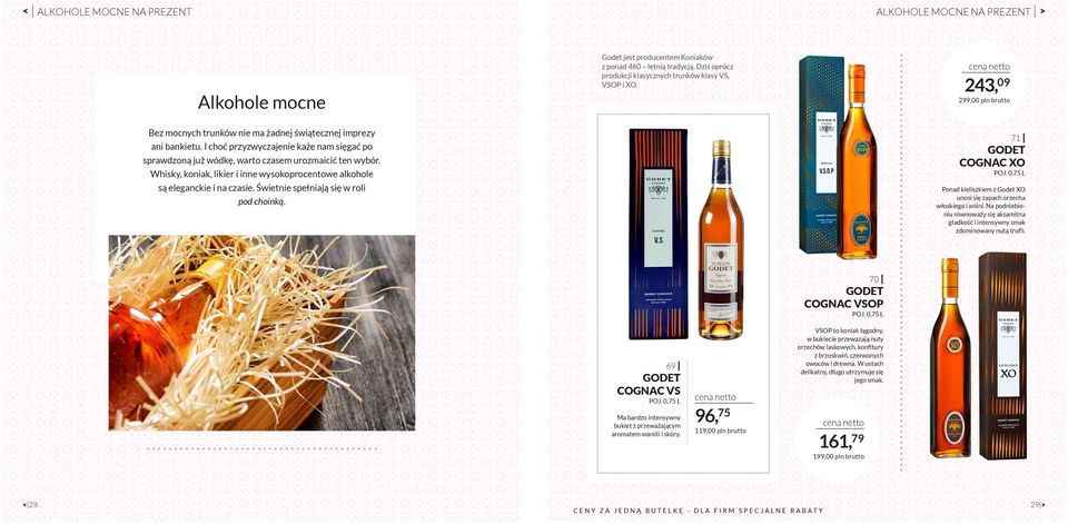 Whisky, koniak, likier i inne wysokoprocentowe alkohole są eleganckie i na czasie. Świetnie spełniają się w roli pod choinką.