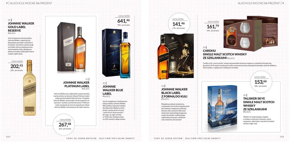 Gorzelnia czerpie wodę ze źródła, które przepływa przez starą kopalnię złota, dlatego podobno w whisky Gold Label można znaleźć opiłki złota.