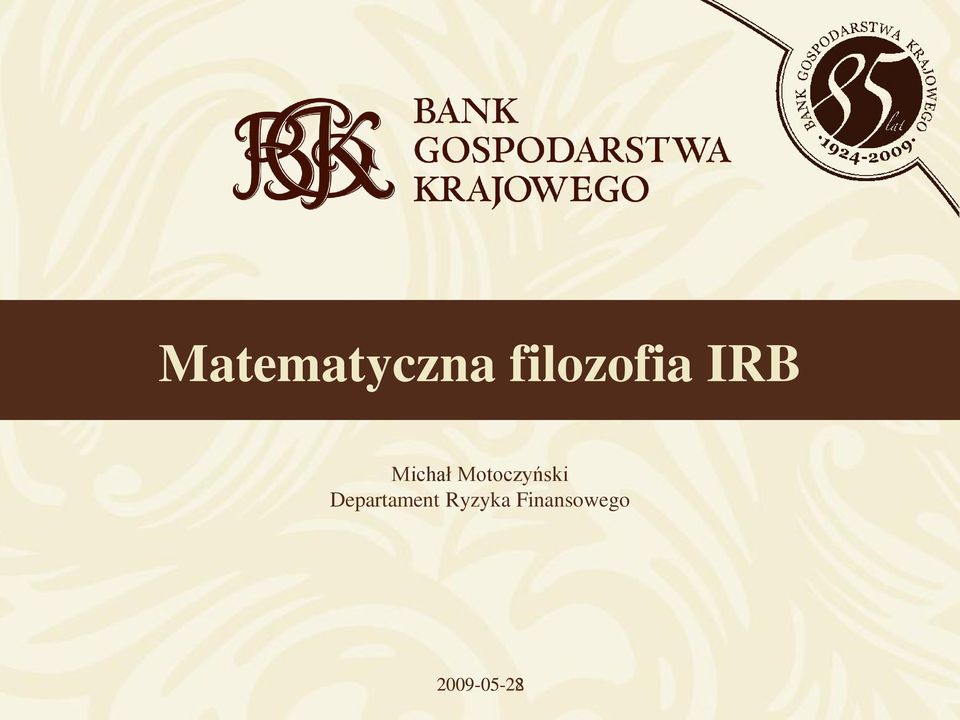 Departament Ryzyka