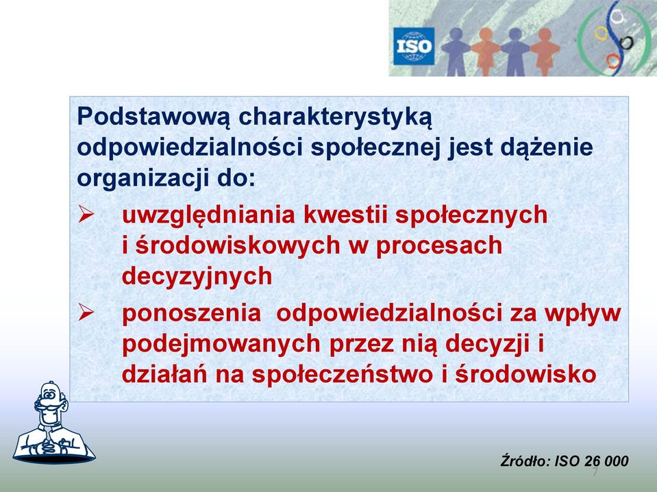 procesach decyzyjnych ponoszenia odpowiedzialności za wpływ