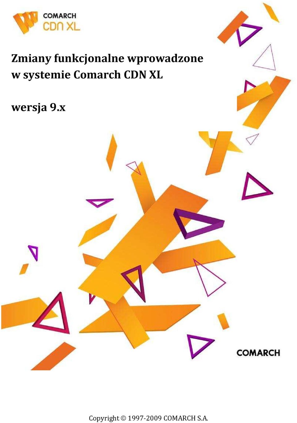 Comarch CDN XL wersja 9.