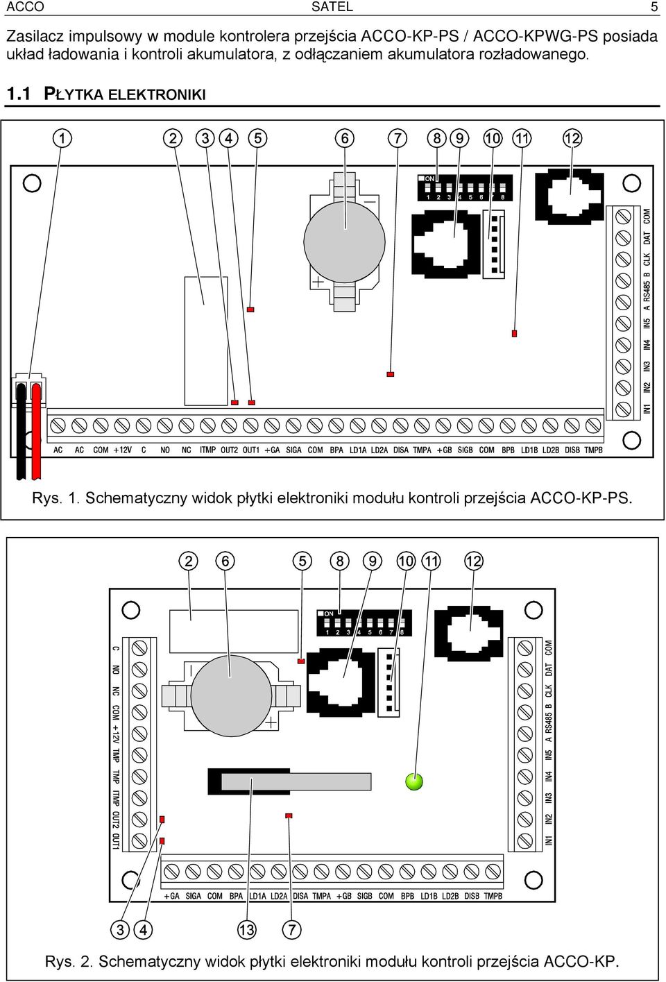 1 PŁYTKA ELEKTRONIKI Rys. 1.