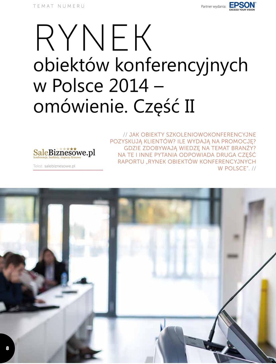 pl // Jak obiekty szkoleniowokonferencyjne pozyskują klientów?
