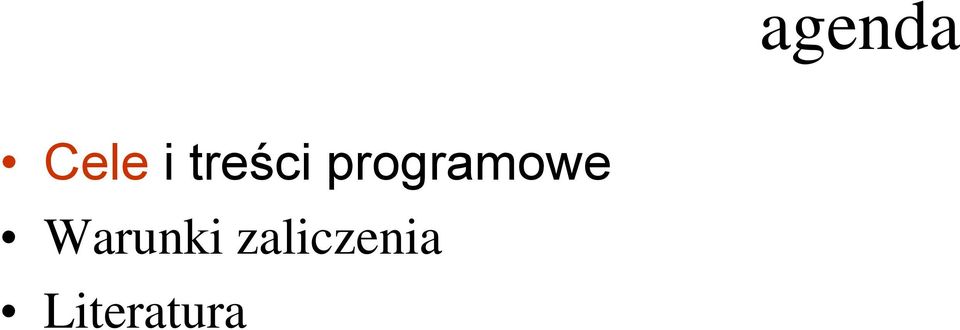 programowe