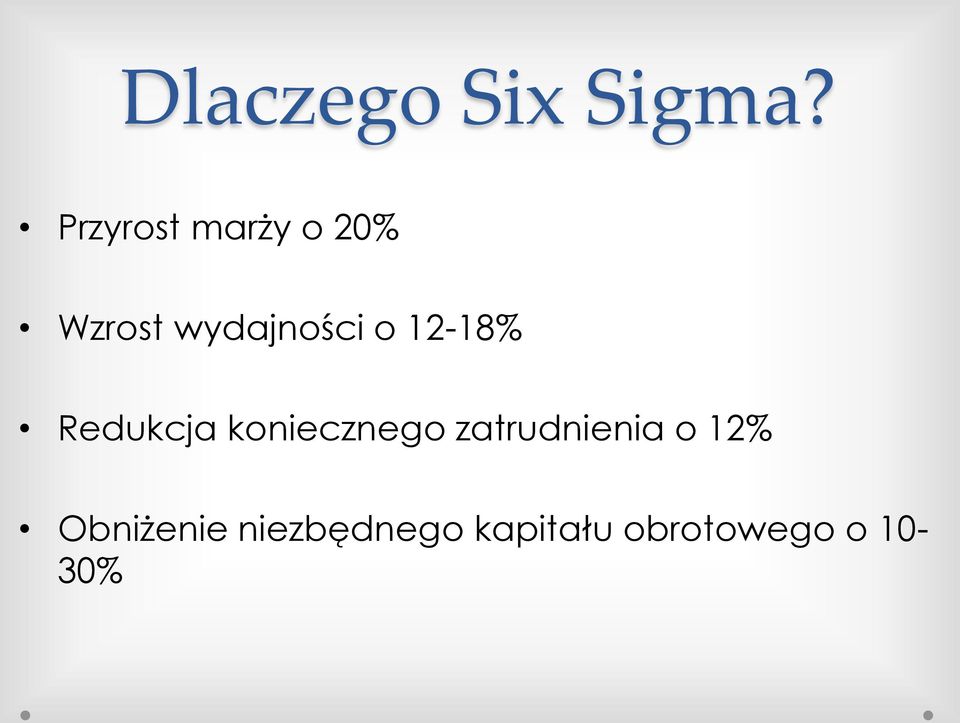 o 12-18% Redukcja koniecznego