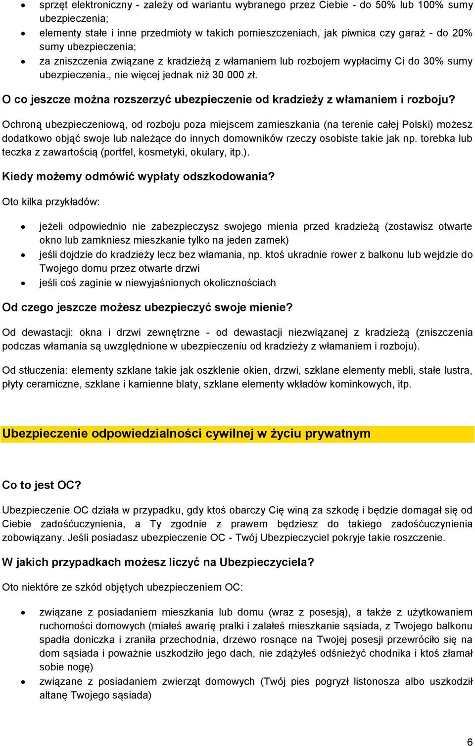 O co jeszcze można rozszerzyć ubezpieczenie od kradzieży z włamaniem i rozboju?