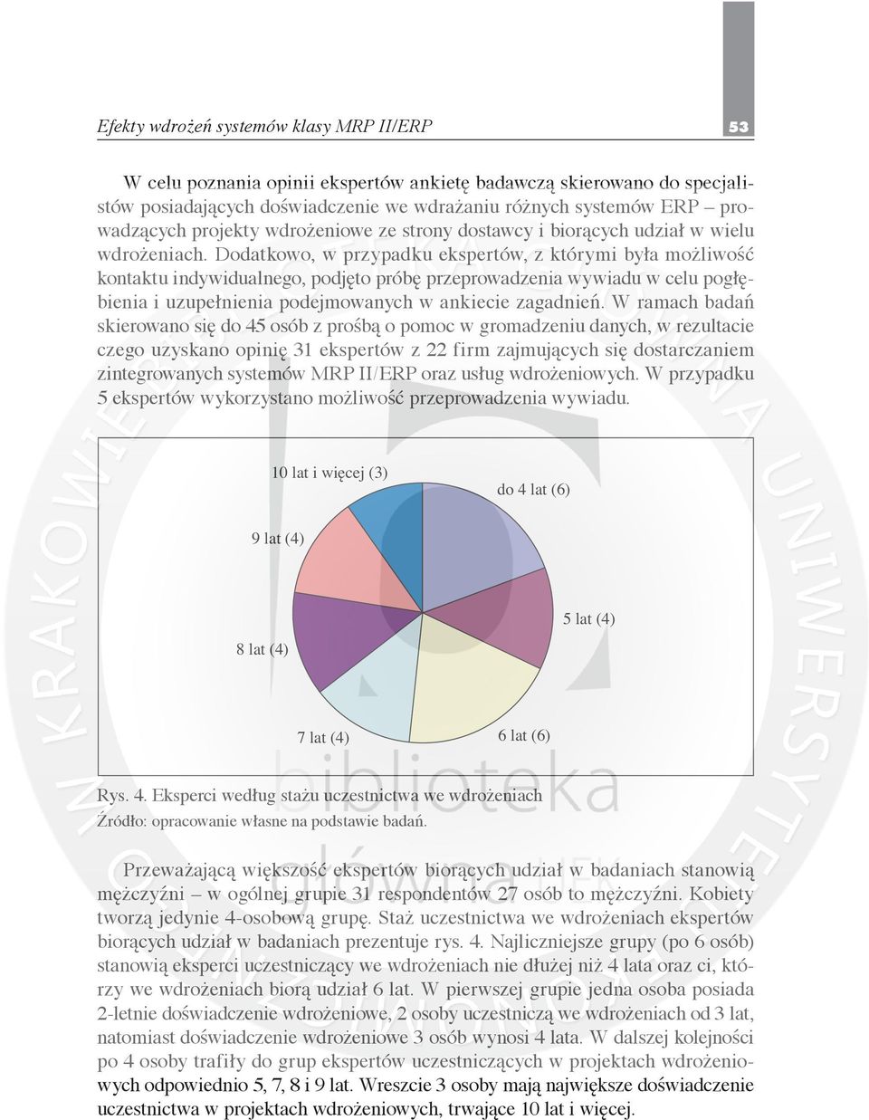 Dodatkowo, w przypadku ekspertów, z którymi była możliwość kontaktu indywidualnego, podjęto próbę przeprowadzenia wywiadu w celu pogłębienia i uzupełnienia podejmowanych w ankiecie zagadnień.