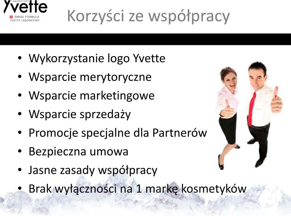 sprzedaży Promocje specjalne dla Partnerów Bezpieczna