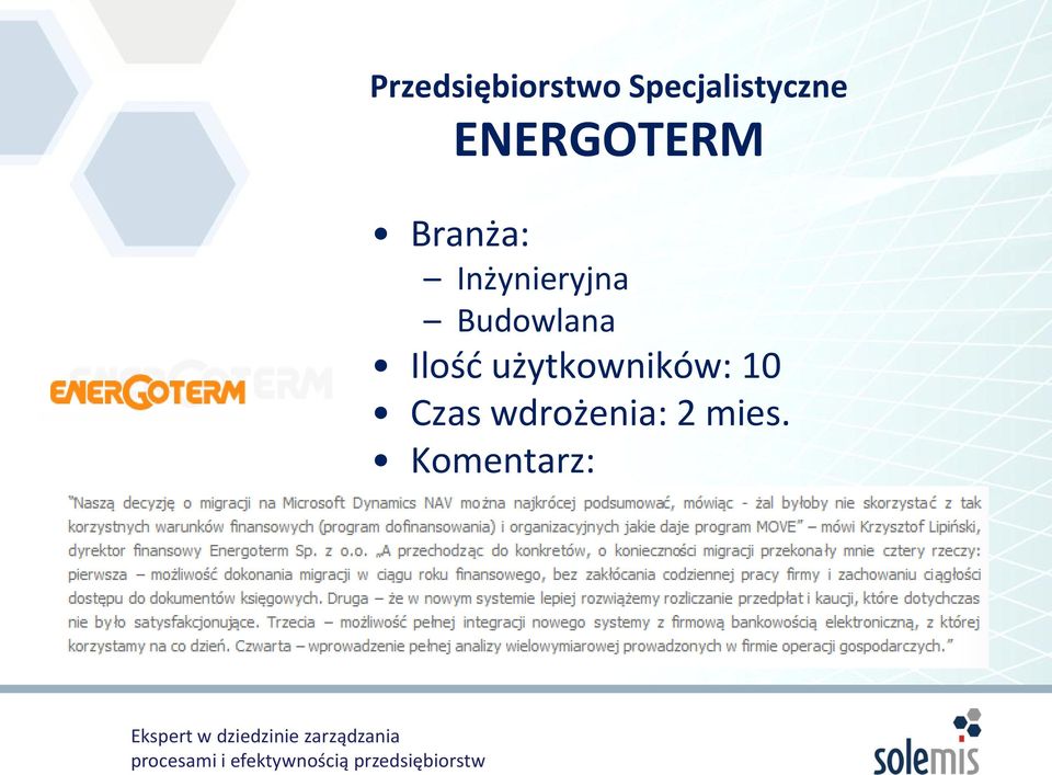 Budowlana Ilość użytkowników: 10