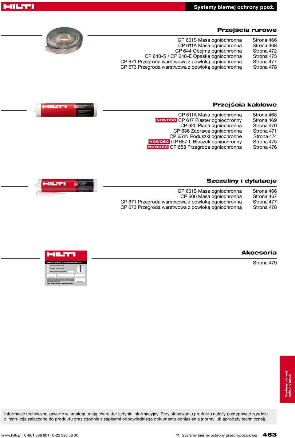 Systemy biernej ochrony przeciwpożarowej. Hilti. Doskonałość. Niezawodność.  - PDF Free Download