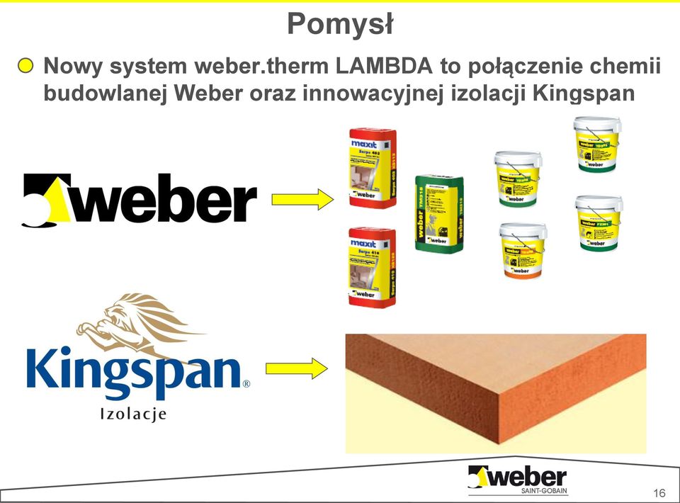 chemii budowlanej Weber oraz