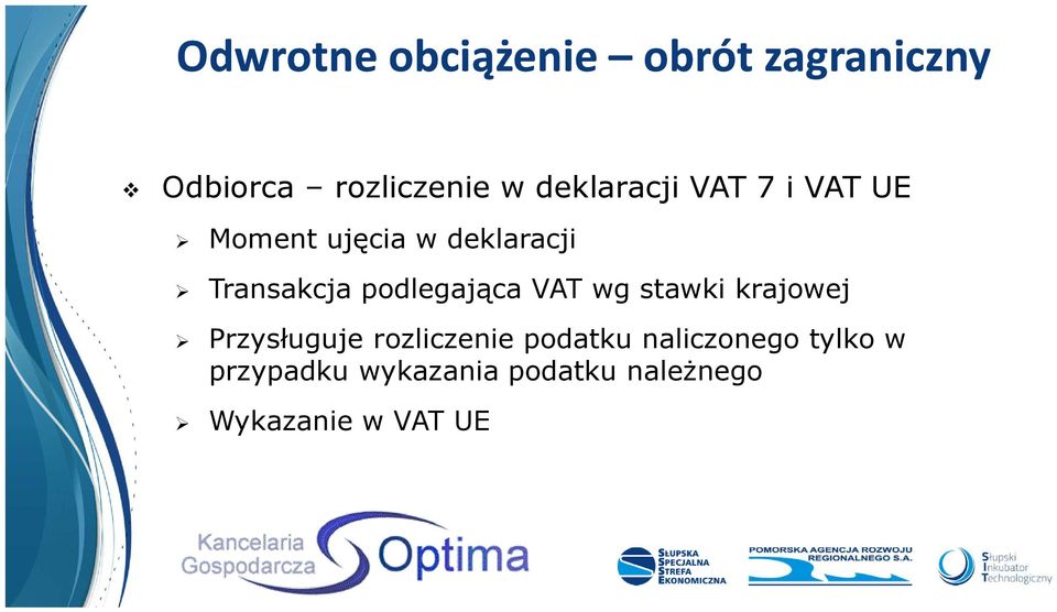 podlegająca VAT wg stawki krajowej Przysługuje rozliczenie podatku