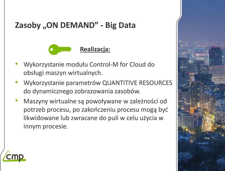 Wykorzystanie parametrów QUANTITIVE RESOURCES do dynamicznego zobrazowania zasobów.