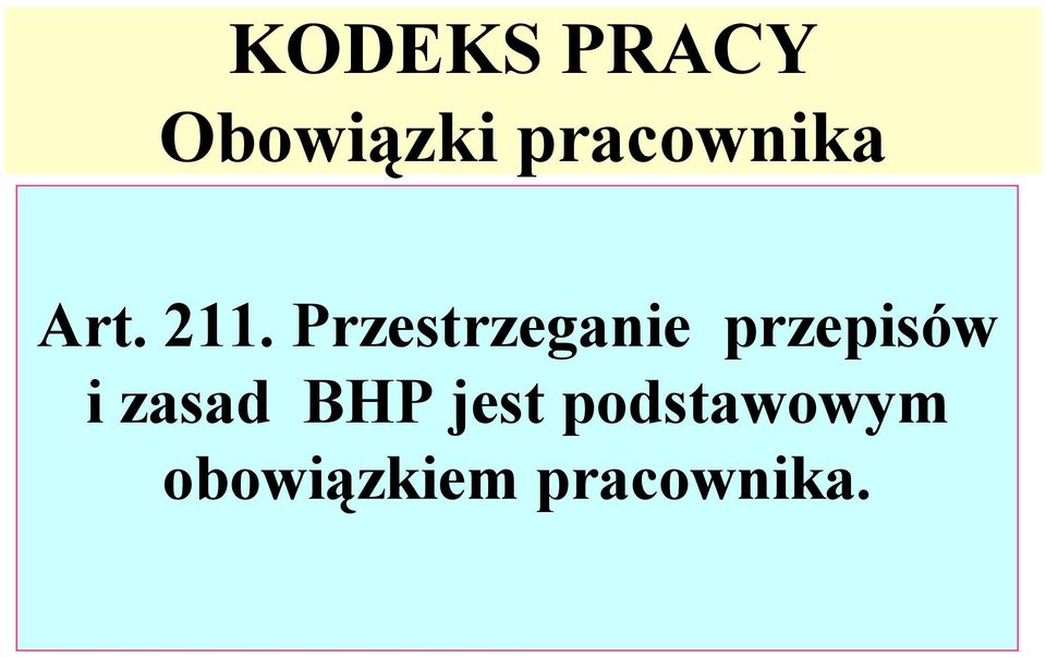 Przestrzeganie przepisów i