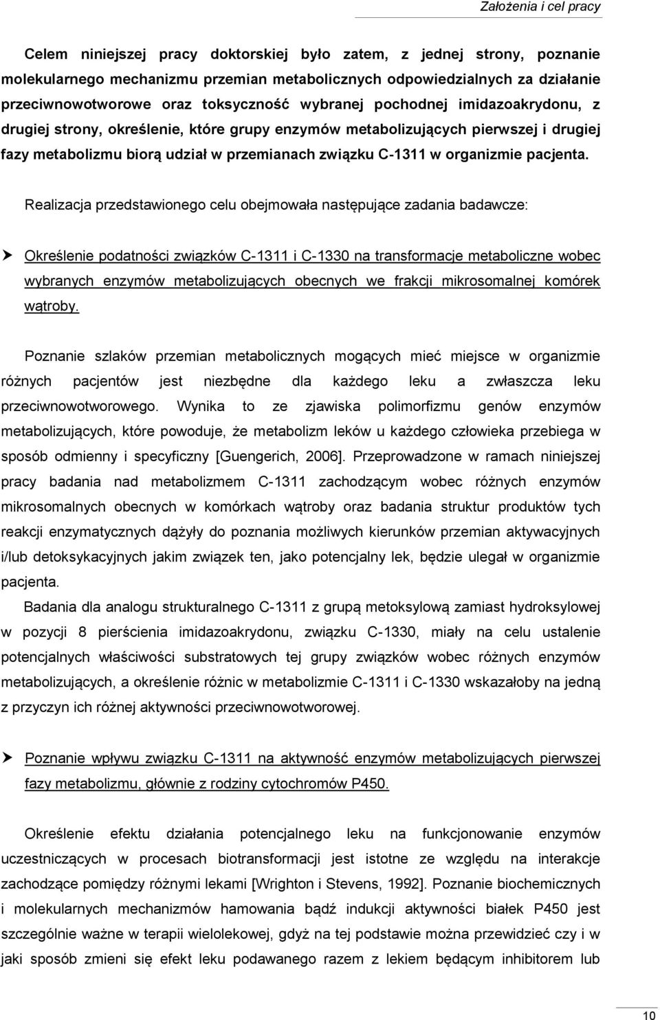 organizmie pacjenta.