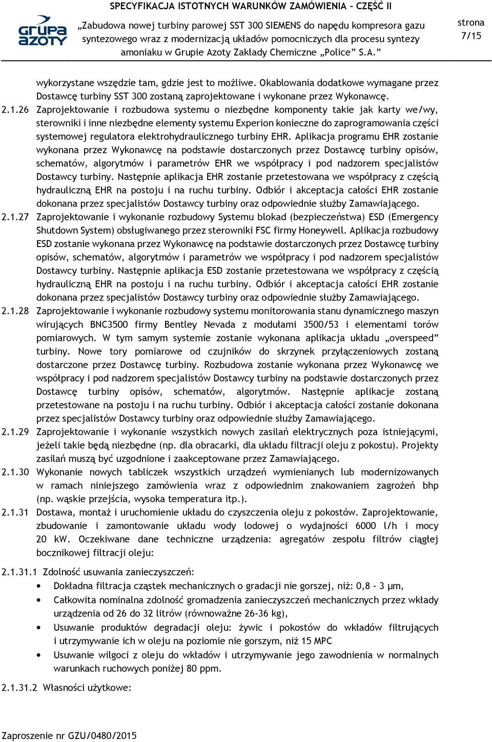turbiny EHR.