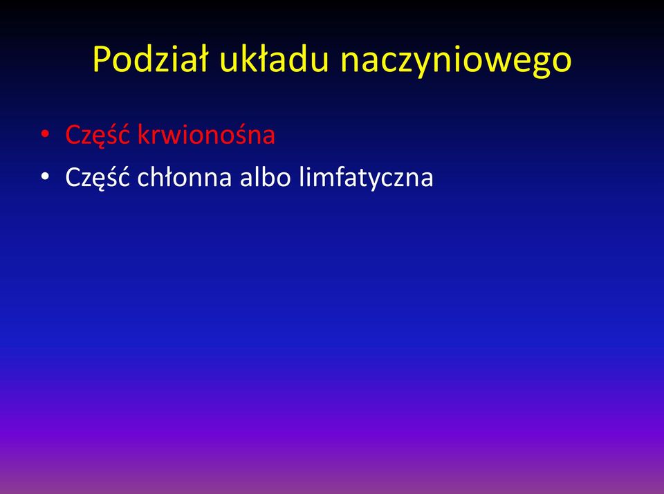 krwionośna Część