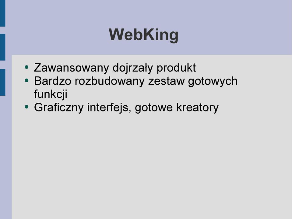 zestaw gotowych funkcji