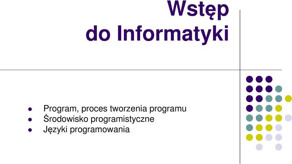 programu Środowisko