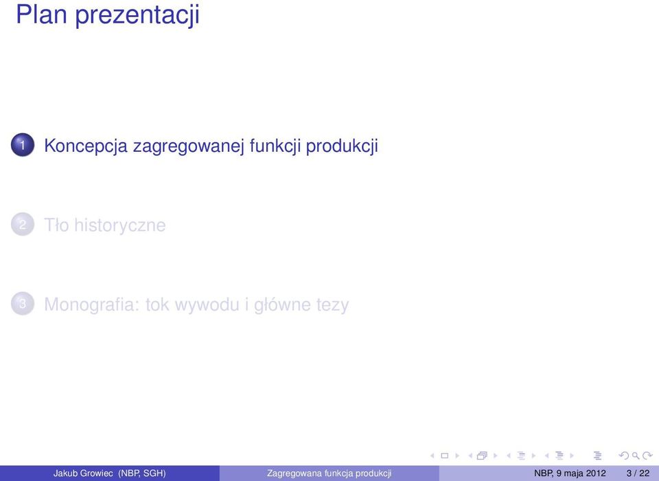 Monografia: tok wywodu i główne tezy Jakub