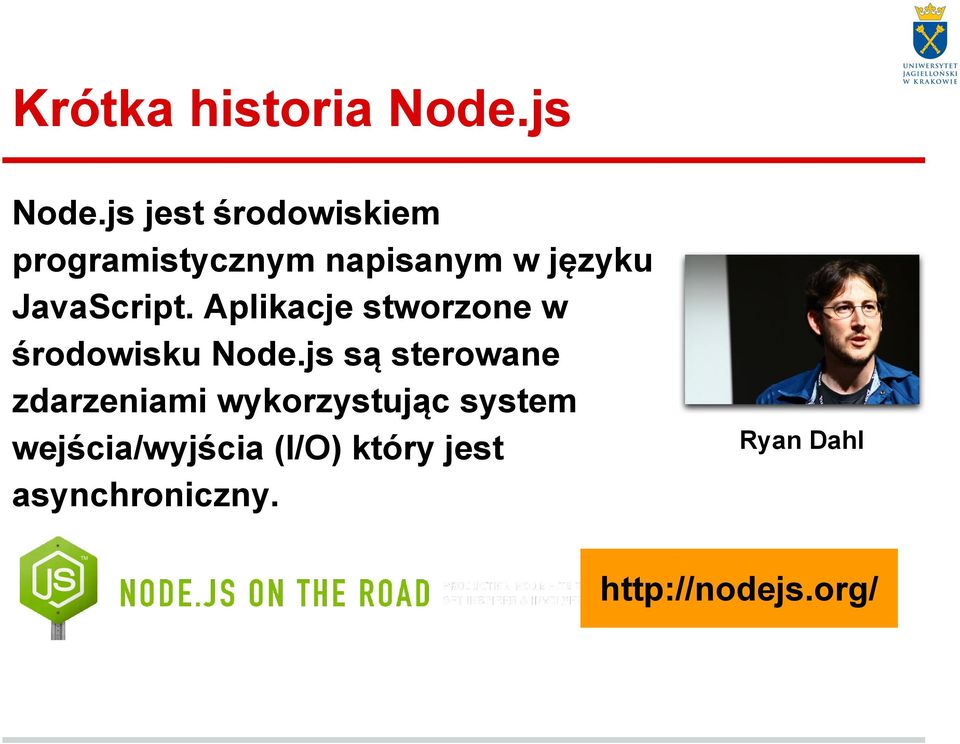 JavaScript. Aplikacje stworzone w środowisku Node.