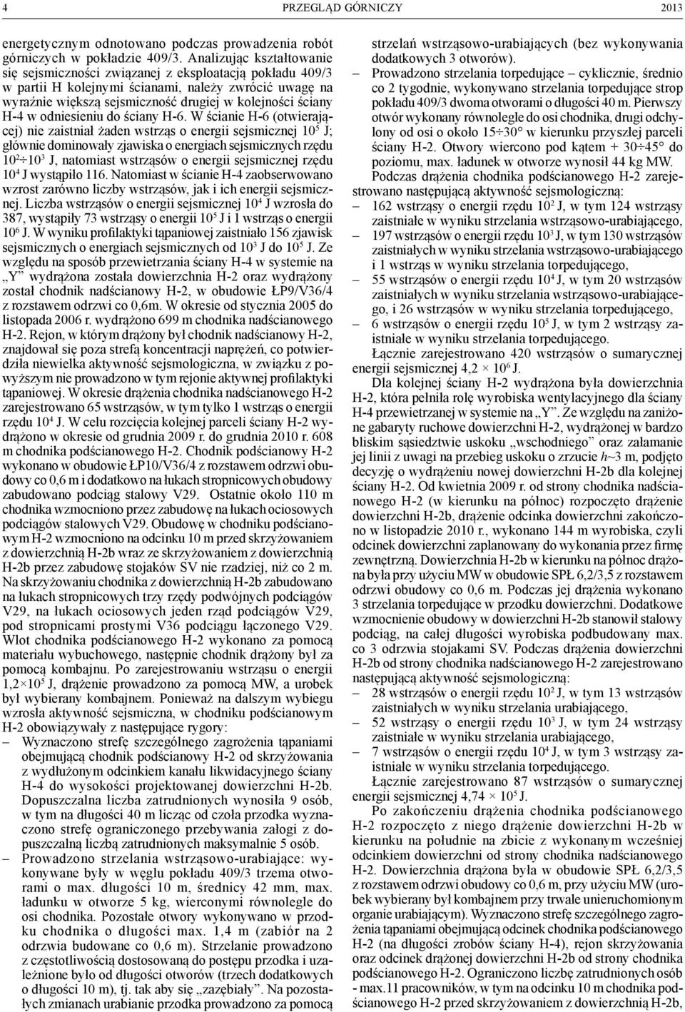 w odniesieniu do ściany H-6.