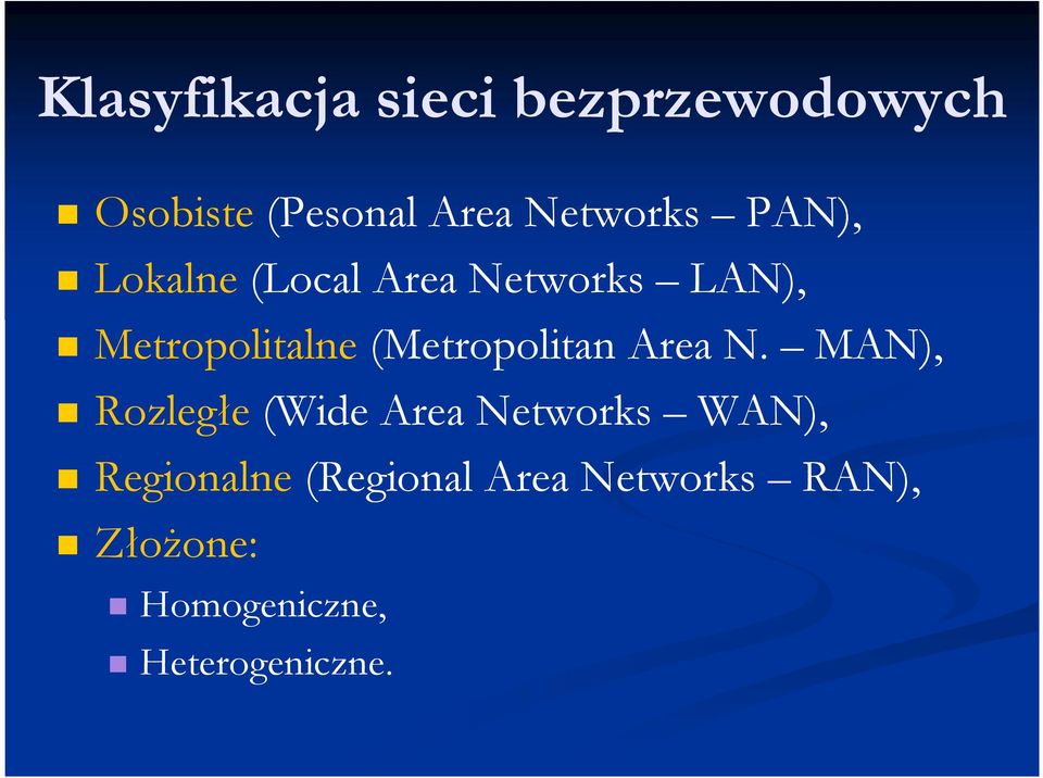 (Metropolitan Area N.