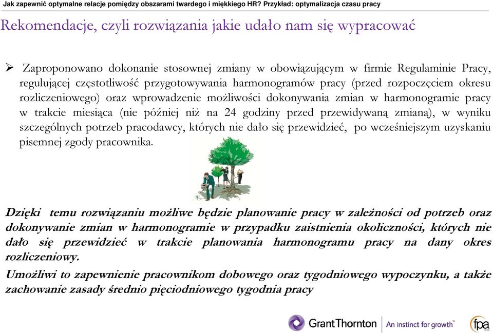 przewidywaną zmianą), w wyniku szczególnych potrzeb pracodawcy, których nie dało się przewidzieć, po wcześniejszym uzyskaniu pisemnej zgody pracownika.