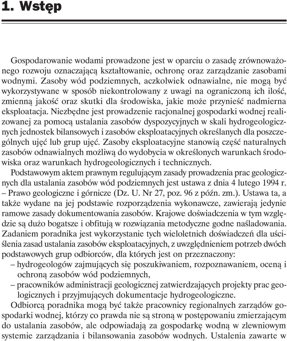nadmierna eksploatacja.