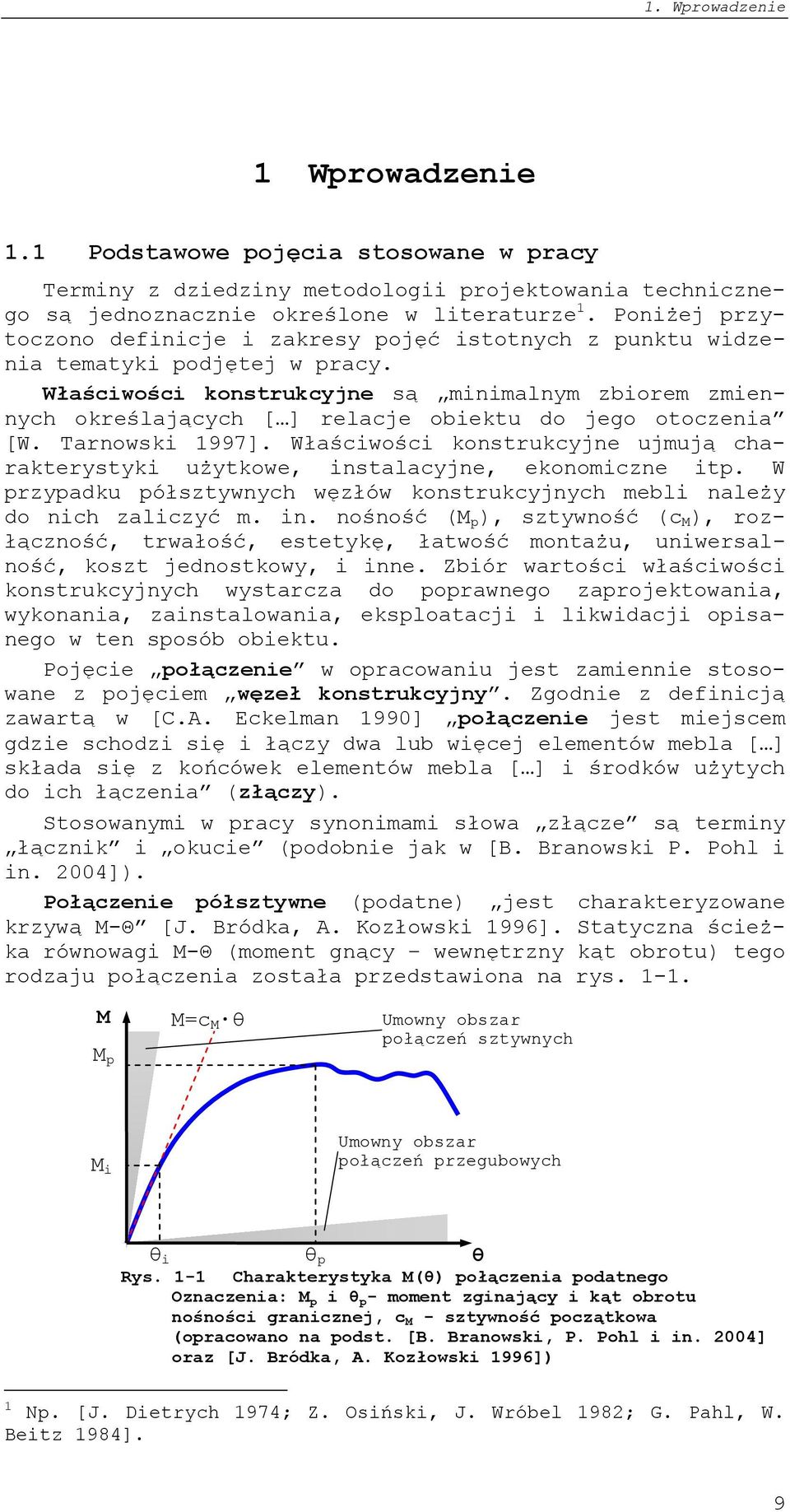 Właściwości konstrukcyjne są minimalnym zbiorem zmiennych określających [ ] relacje obiektu do jego otoczenia [W. Tarnowski 1997].