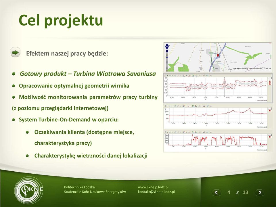 (z poziomu przeglądarki internetowej) System Turbine-On-Demand w oparciu: Oczekiwania