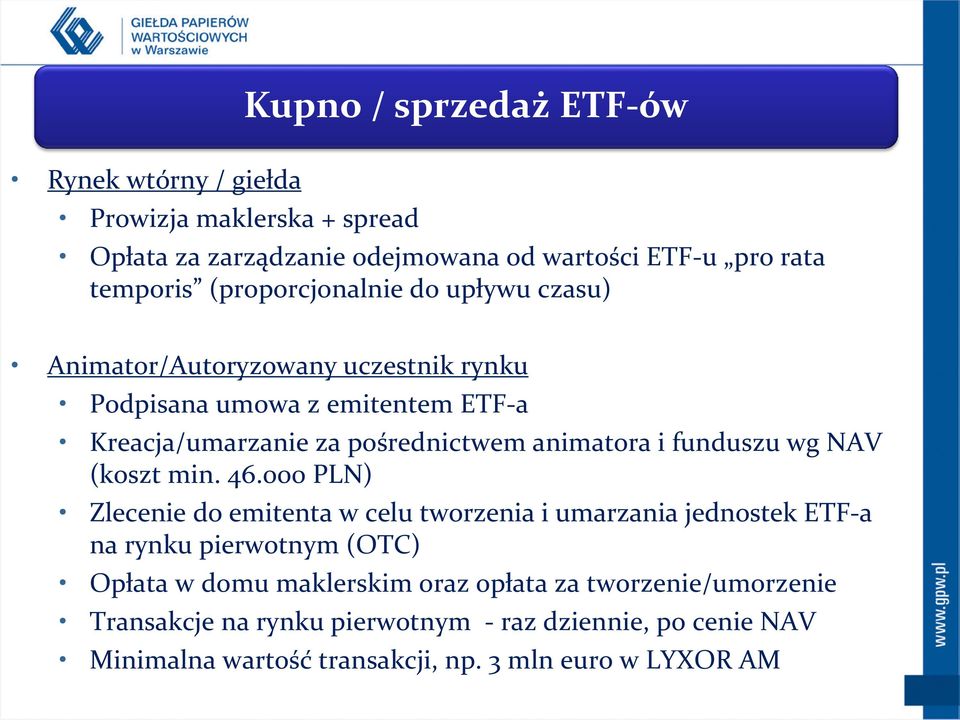 i funduszu wg NAV (koszt min. 46.