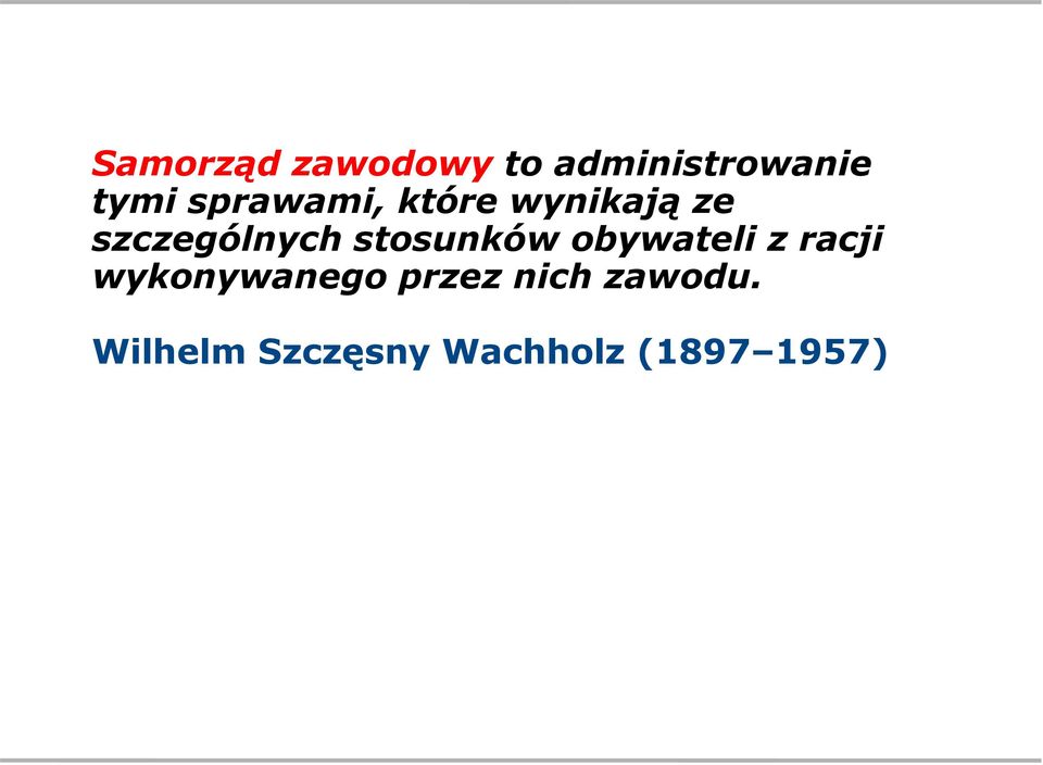 stosunków obywateli z racji wykonywanego