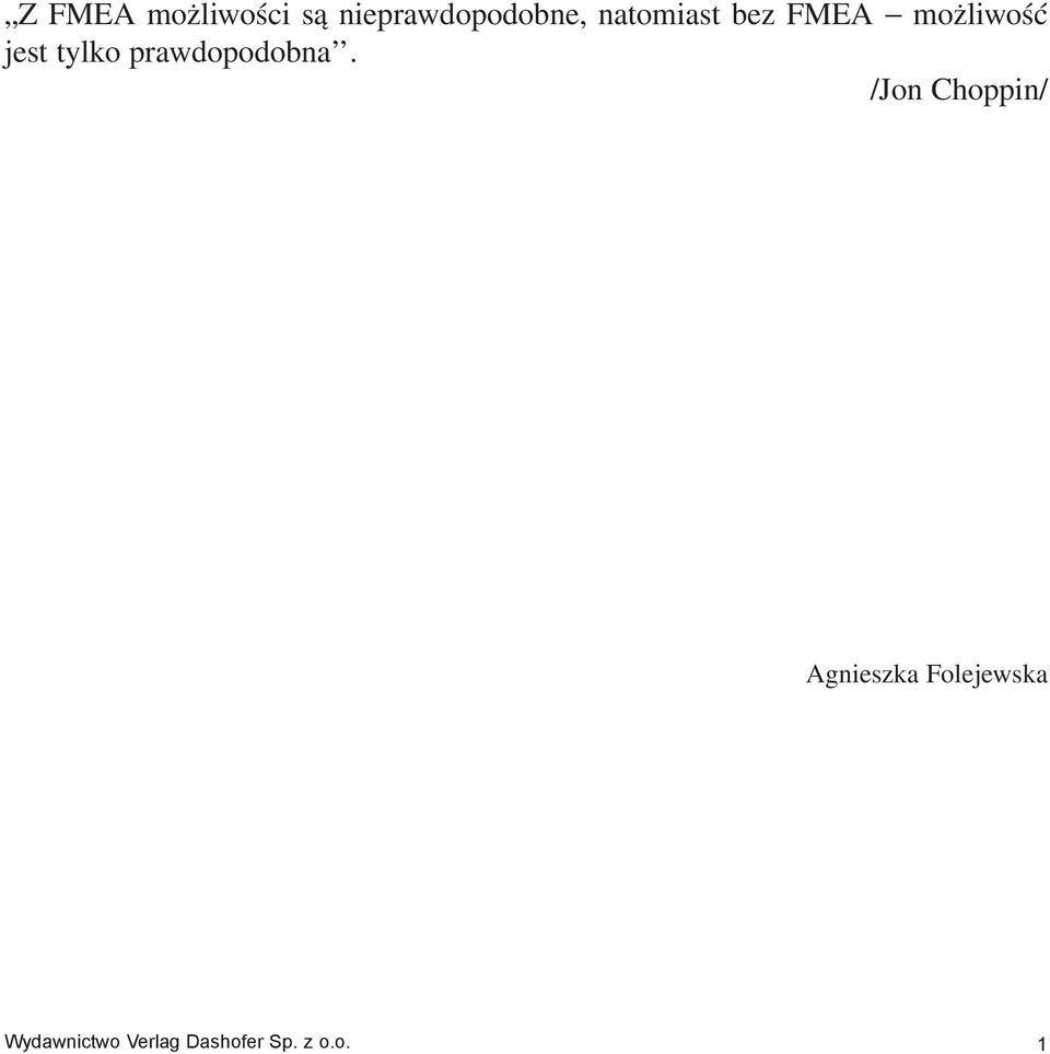 prawdopodobna.