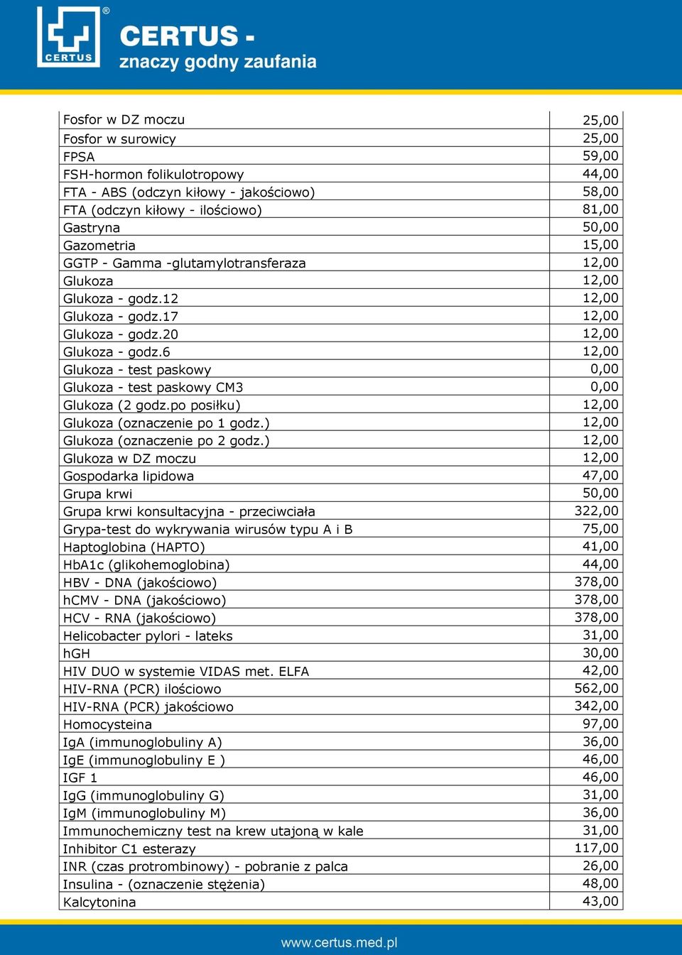 6 12,00 Glukoza - test paskowy 0,00 Glukoza - test paskowy CM3 0,00 Glukoza (2 godz.po posiłku) 12,00 Glukoza (oznaczenie po 1 godz.) 12,00 Glukoza (oznaczenie po 2 godz.